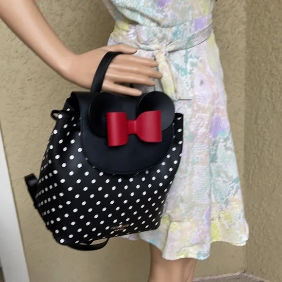 disney x kate spade new york minnie mouse backpack - Picture 3 of 16
